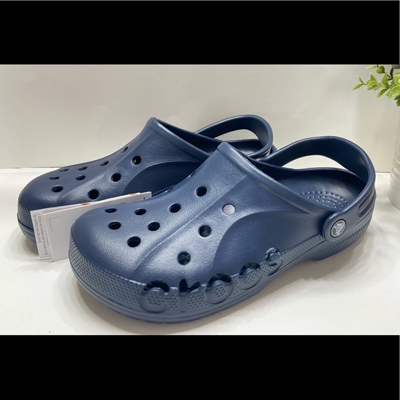 CROCS Other - NEW Crocs Baya Comfort Clogs Slip On Sandals Shoes Navy Blue 5-13